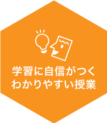 学習に自信がつくわかりやすい授業
