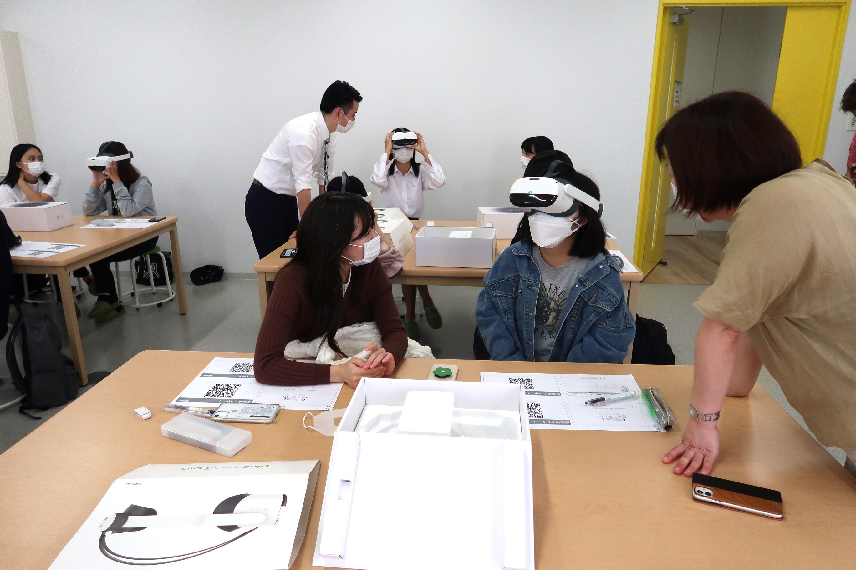VR学習の様子